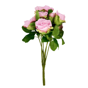 Искусственные цветы Букет роз h53см в ассорт. 1