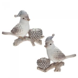 Фигурка декоративная Птичка, L14 W5 H11 см, 2в.