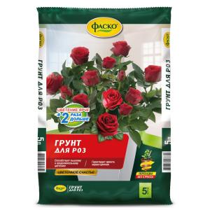 Грунт для роз и бегонии 5л Цветочное счастье 5/315 Фаско