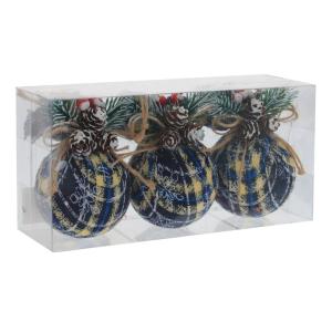 Шары набор (уп.3шт) L9 W9 H11 см