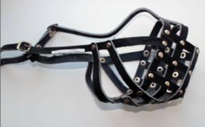 Намордник кожа сетка №2 (боксер)-НК-2