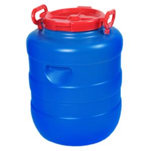 Бочка-канистра  40л цветная, квадратная крышка винт. с доп.клап-3 Радиан