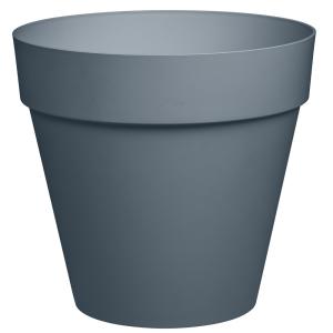 Эстрагон кашпо со вставкой Tarragon, 14л, d28см, h28,8см серый