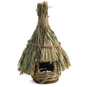Гнездо-Домик NATURAL для птиц из луговых трав, d170х260мм               