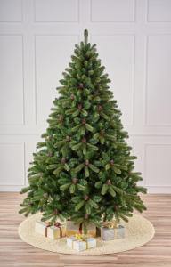 Ель искусственная Рождественская 210 см литые веточки + пленка ПВХ Ель искусственная Рождественская 210 см литые веточки + пленка ПВХ