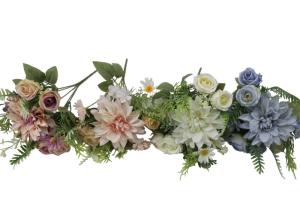 Искусственные цветы Букет в ассорт Н28 см