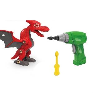 Конструктор Динозавр с шуруповертом электр. 27 элементов (2хАА не прилаг.)