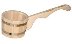 Ковш-черпак 1,5л. бондарный с горизонтальной ручкой-5