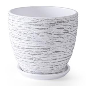 Нисса 3 горшок с поддоном, 1,4л, d15, h13см, высокий овал