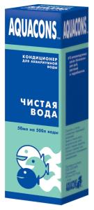 Кондиционер д-акв. воды Акваконс Чистая вода 50мл-10- 2604- Зоомир