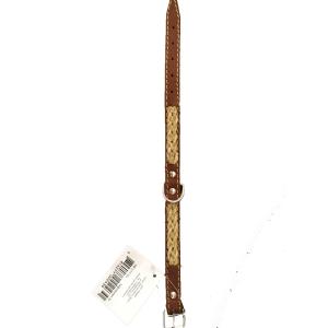 Ошейник кожаный 17мм-К-17-С-Уз