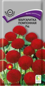 Маргаритка Ред помпонная 0,05г Дв 15см (Поиск)