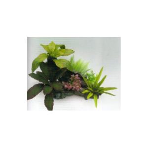 Композиция из искусственных растений и коряги 18х13.5х14.5 см