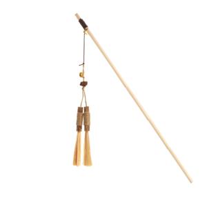 Игрушка-дразнилка для кошек из натуральных материалов 