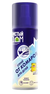 Спрей от комаров 95мл Чистый дом д-детей 6-24 ТЭ