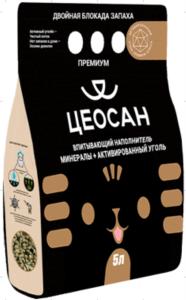 Наполнитель ЦЕОСАН минерал+актив.уголь 5л