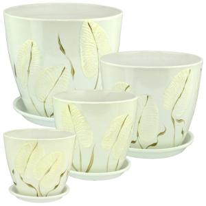 Бутон Роспись (177)  к-т из 4-х 1л, 2л, 3,8л, 5,4л    