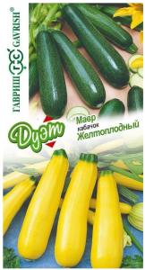 Кабачок Желтоплодный 1,0 г+Мавр 1,0 г Ранн (Гавриш) автор Дуэт  Кабачок Желтоплодный 1,0 г+Мавр 1,0 г Ранн (Гавриш) автор Дуэт