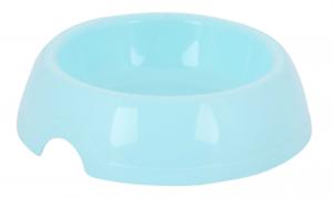 Миска пластик 0,2л голубой Мур-Мяу 1-38