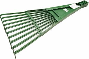 Грабли веерные пластин. 10 зуб. ПЛАСТМАССОВЫЕ малые 25х54см б-ч -3-9 ПП
