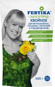 ВРУ для хвойных 500г Вечнозеленые (NPK-8:7:21) 2/16 Фертика