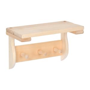 Вешалка горизонтальная с полкой 