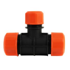 Тройник Т-образный с цанговым зажимом 1/2"-3/4"-3/4" ЖУК