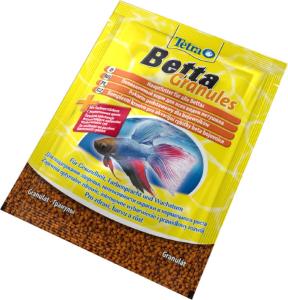 Основной корм для всех видов петушков TetraBetta Granules Sachet пакет 5гр гранулы