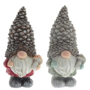 Фигурка декоративная Гном, L10,5 W9 H21 см, 2в.