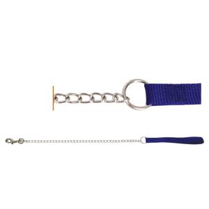 Поводок-цепь SHM2011-1 с нейлоновой ручкой, 2х1100мм