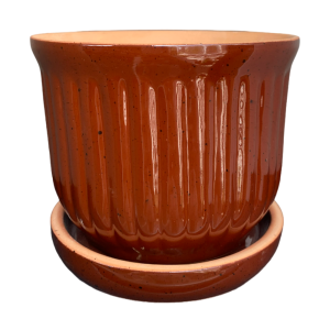Кашпо Антик 0,6 л d13,5 h12 см шоколад