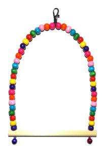 Игрушка д/птиц Качели из бусин 02 Бриллиант 2/150