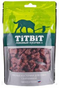 Лакомства д-собак Косточки мясные с бараниной 145г Тит Бит 1-36