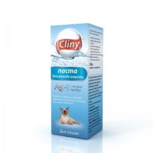 Паста для вывода шерсти 30мл Cliny-40