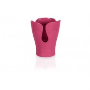 Кашпо лепесток 1,5л d14см сливовое                