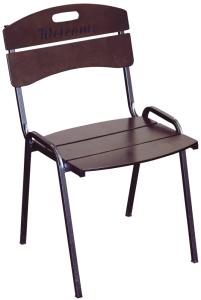 Стул металл-дерево БИСТРО-1