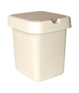 Ведро-Корзина д-мусора 9 л Tule св-беж-10