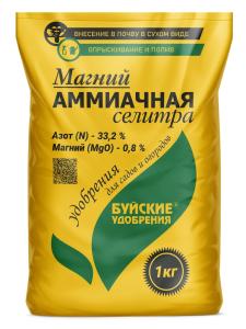 Селитра аммиачная 1кг с магнием (NMg-33,2:0,8) 5/13/702 БХЗ