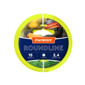 Леска д-триммера D2,4мм 15м круг 