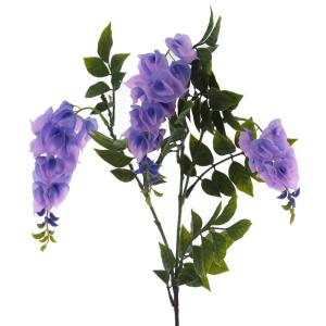 Цветок искусственный Глициния, L23 W22 H99 см