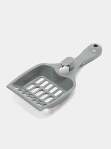 Совок д_туалета с держателем серый 26_Альтернатива