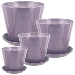 Элегант Мультиколор фиолетовый к-т из 4-х 0,8л,1,5л, 2,7л, 4,8л