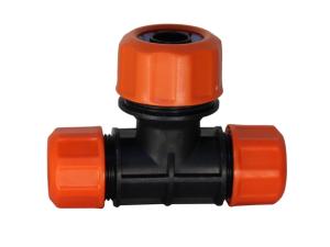 Тройник Т-образный с цанговым зажимом 1-2