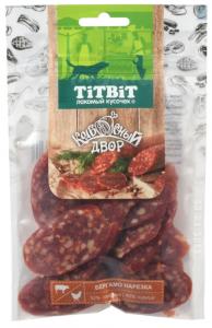Лакомства д-собак Тит Бит Нарезка Бергамо 80г 1-25