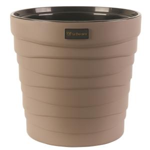 Бархан кашпо со вставкой, 12л, d30,7, h29,3см, Мокачино