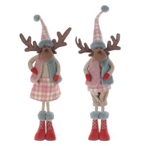 Игрушка набивная Олень, L14 W12 H53 см, 2в.