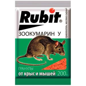 Гранулы 200г Зоокумарин+ Рубит сырный 10-35 Рости