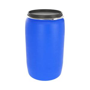 Бочка-бак 227л с метал. хомутом сине-фиолет круглая dгорл.47,3см Open Top/ЗТИ