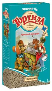 Корм Тортила М Крепкий панцырь д-вод.черепах с Ca 90г-24- 911 Зоомир