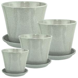 Элегант ГЛЯНЕЦ серый камень к-т из 4-х 0,8л,1,5л, 2,7л, 4,8л Элегант ГЛЯНЕЦ серый камень к-т из 4-х 0,8л,1,5л, 2,7л, 4,8л